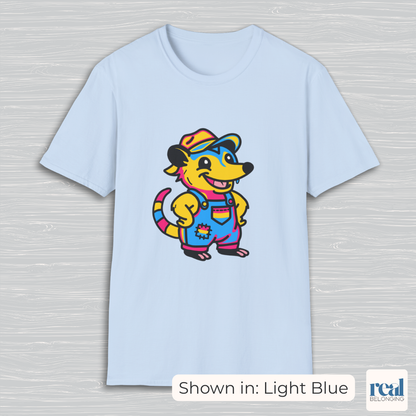 Pansexual Possum Pride T-Shirt | Adorable AF