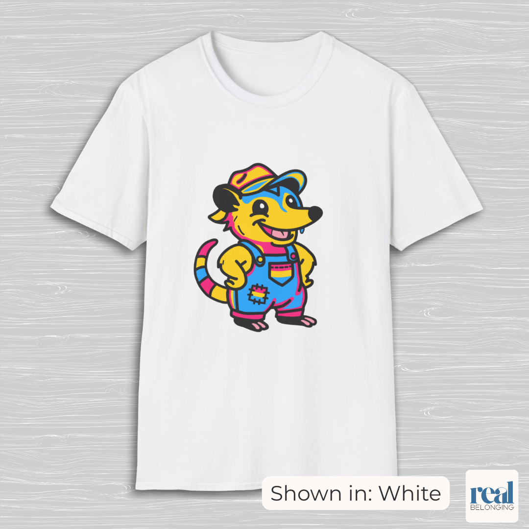 Pansexual Possum Pride T-Shirt | Adorable AF