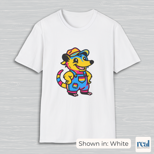 Pansexual Possum Pride T-Shirt | Adorable AF