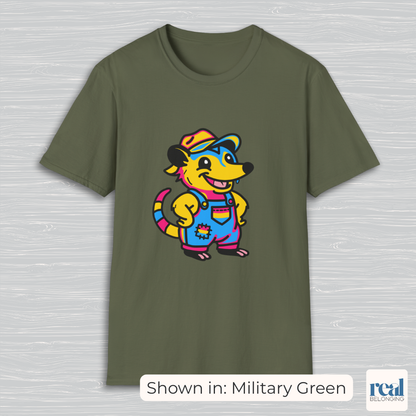 Pansexual Possum Pride T-Shirt | Adorable AF