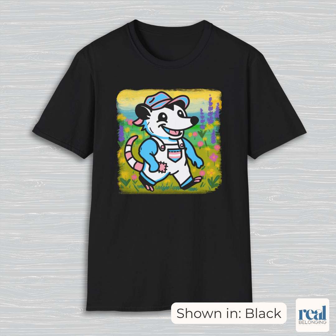 Trans Possum Wildflower Stroll | Adorable AF