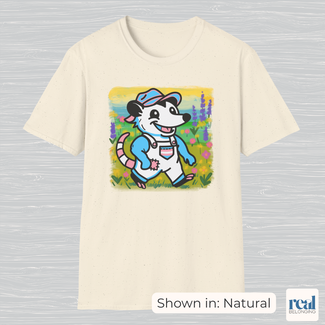 Trans Possum Wildflower Stroll | Adorable AF