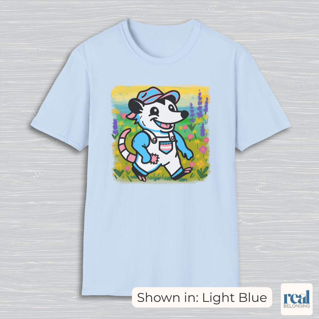 Trans Possum Wildflower Stroll | Adorable AF