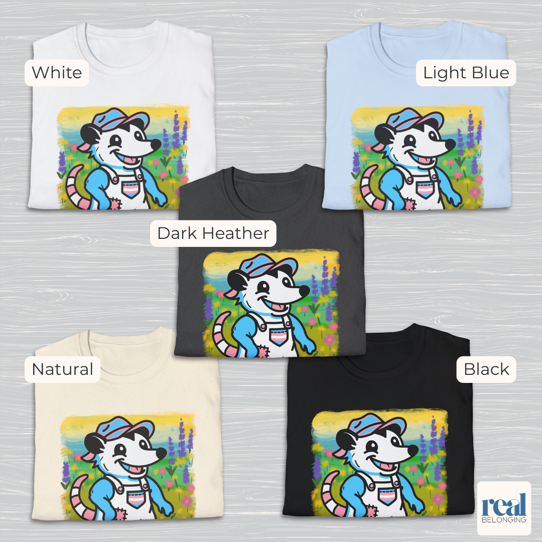 Trans Possum Wildflower Stroll | Adorable AF