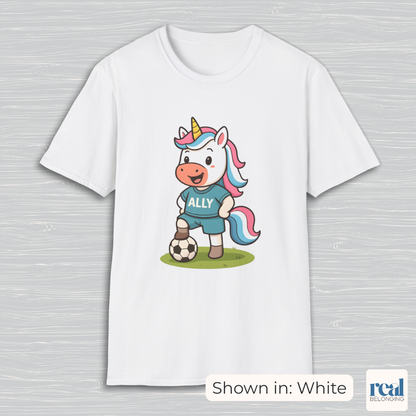 Ally Unicorn Soccer Player T-shirt