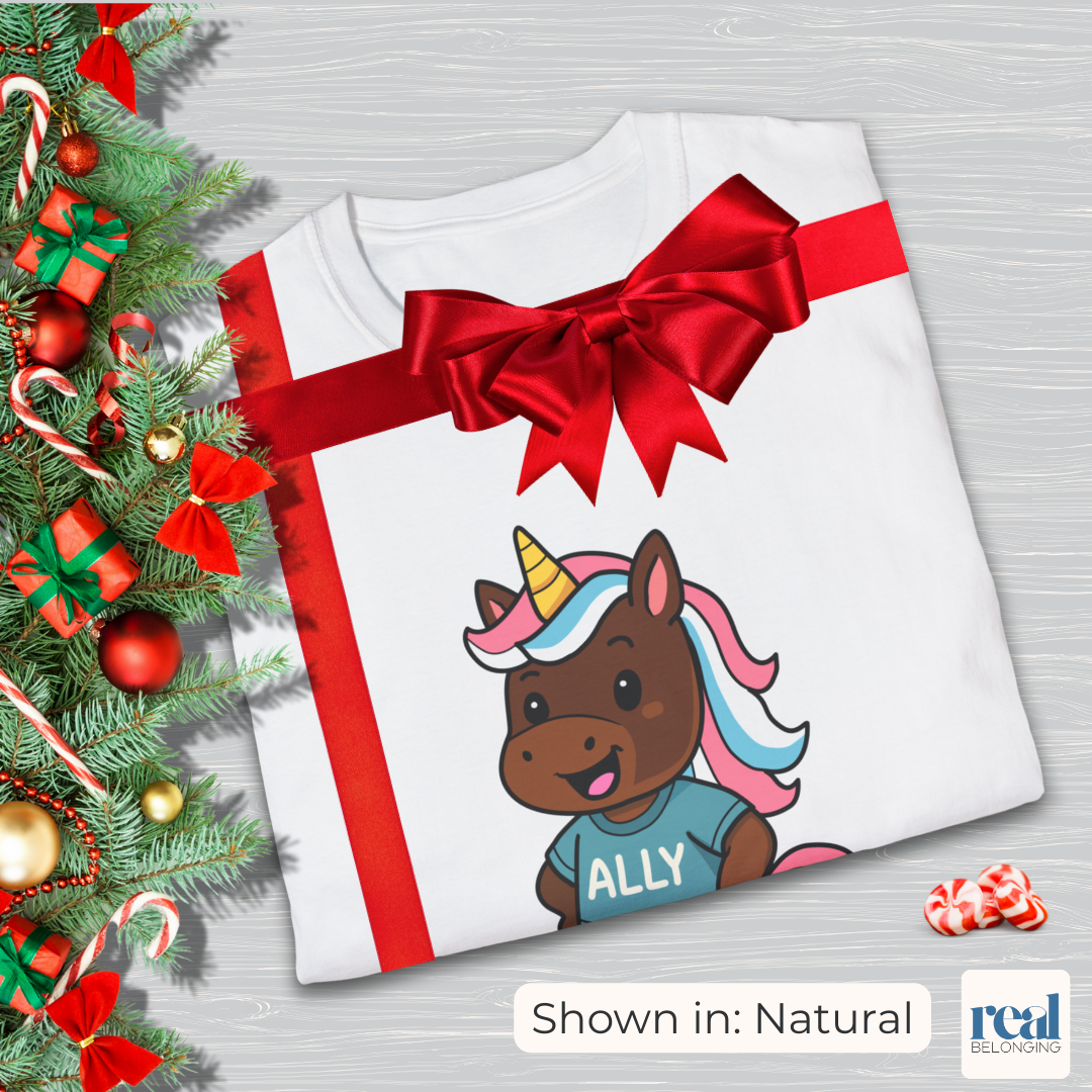 Ally Unicorn Soccer Player T-shirt