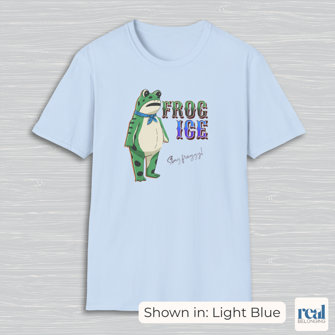 Frog ICE, Stay Froggy | Portland Frog Protest T-shirt