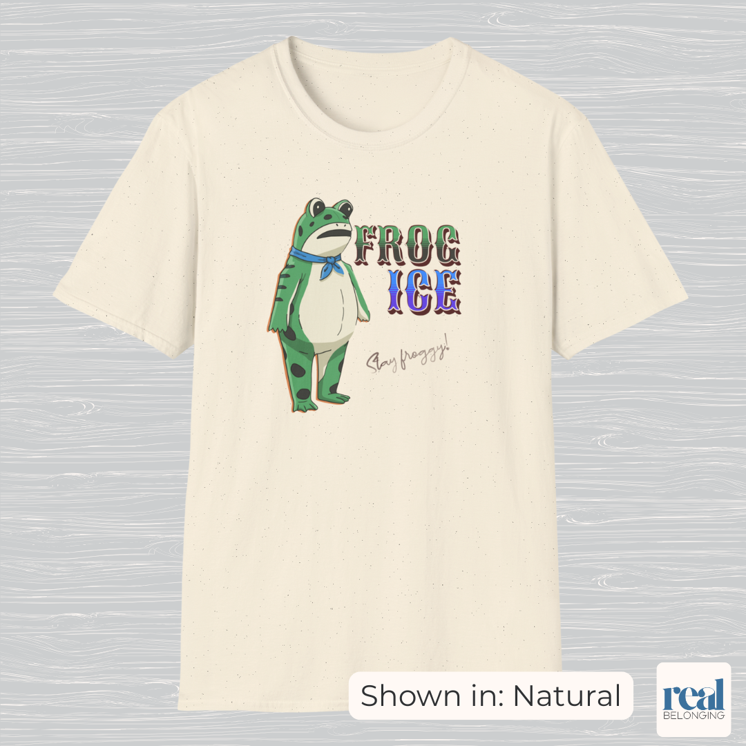 Frog ICE, Stay Froggy | Portland Frog Protest T-shirt