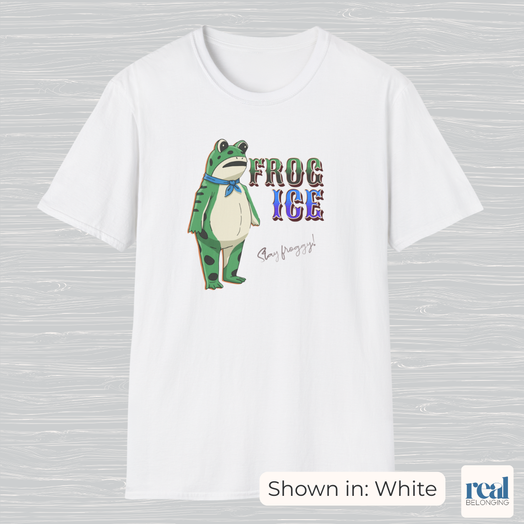 Frog ICE, Stay Froggy | Portland Frog Protest T-shirt