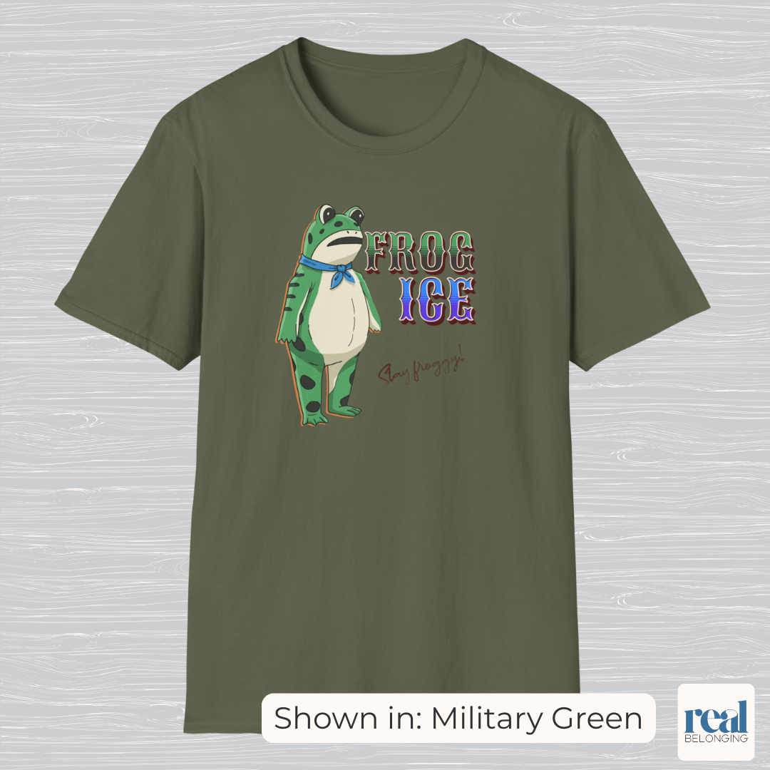 Frog ICE, Stay Froggy | Portland Frog Protest T-shirt