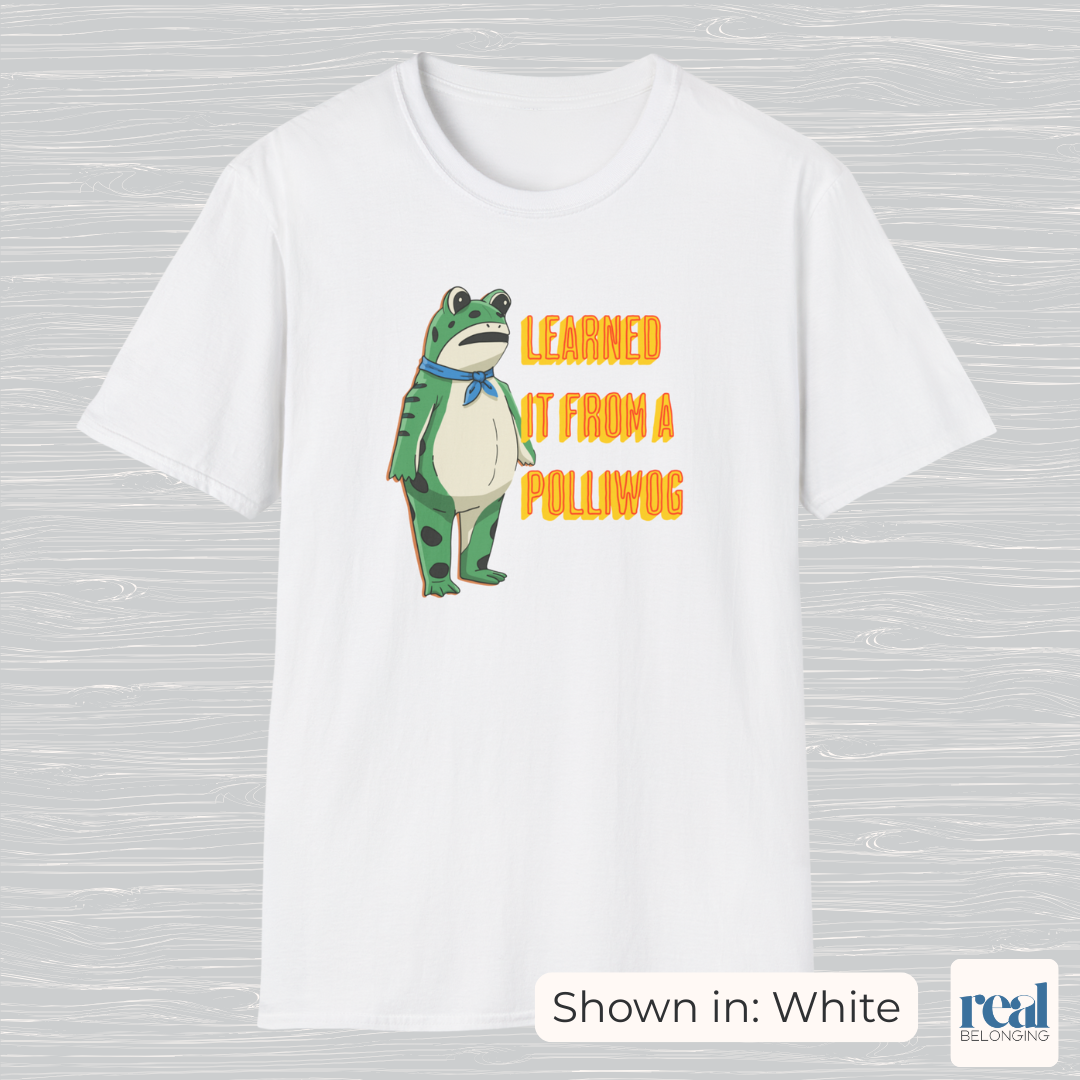 Learned It From A Polliwog | Portland Frog Protest T-shirt