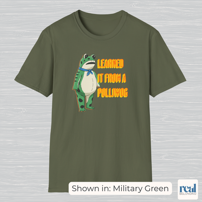 Learned It From A Polliwog | Portland Frog Protest T-shirt