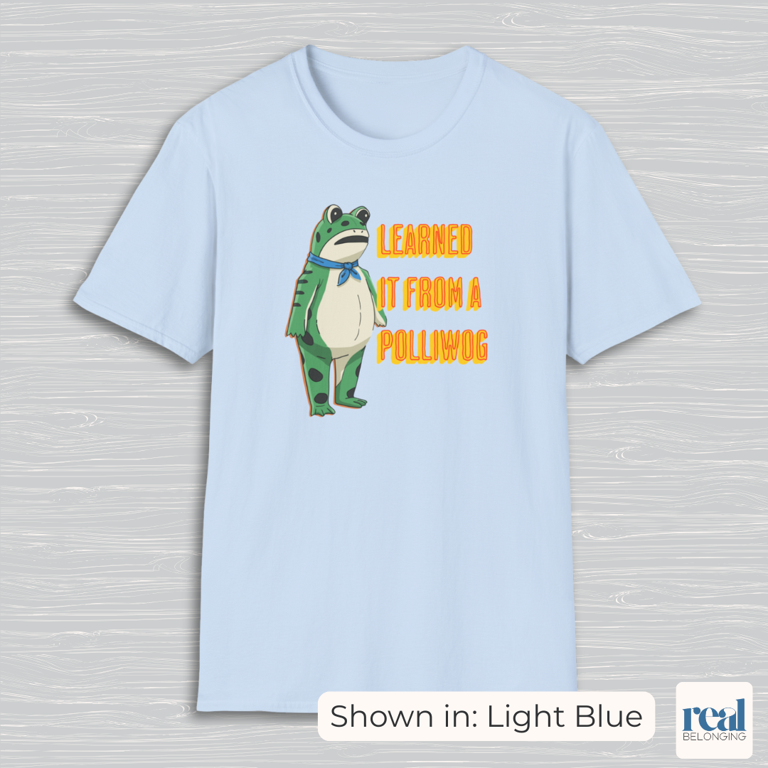 Learned It From A Polliwog | Portland Frog Protest T-shirt