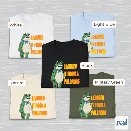 Learned It From A Polliwog | Portland Frog Protest T-shirt
