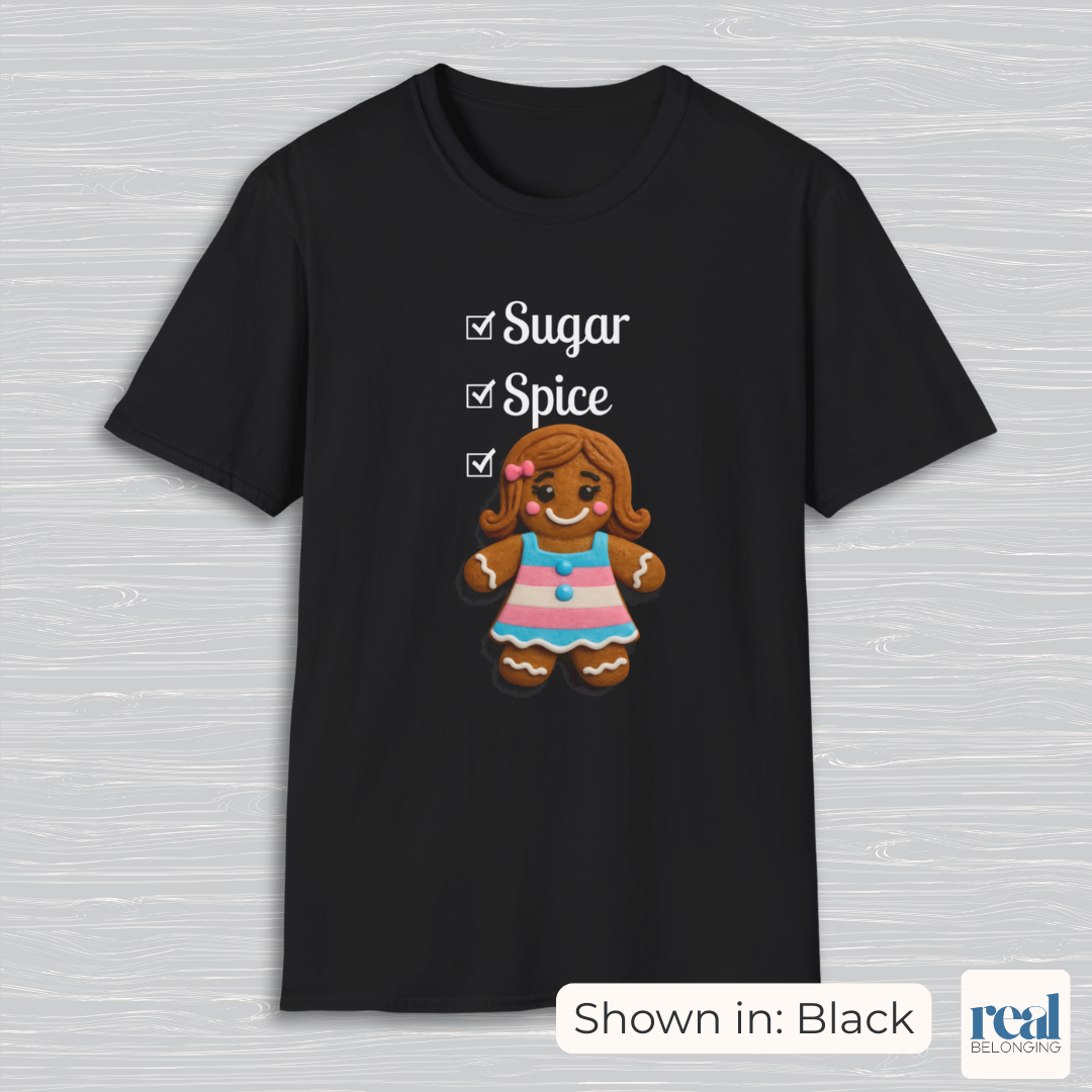 Sugar, Spice & Everything Nice Gingerbread T-shirt