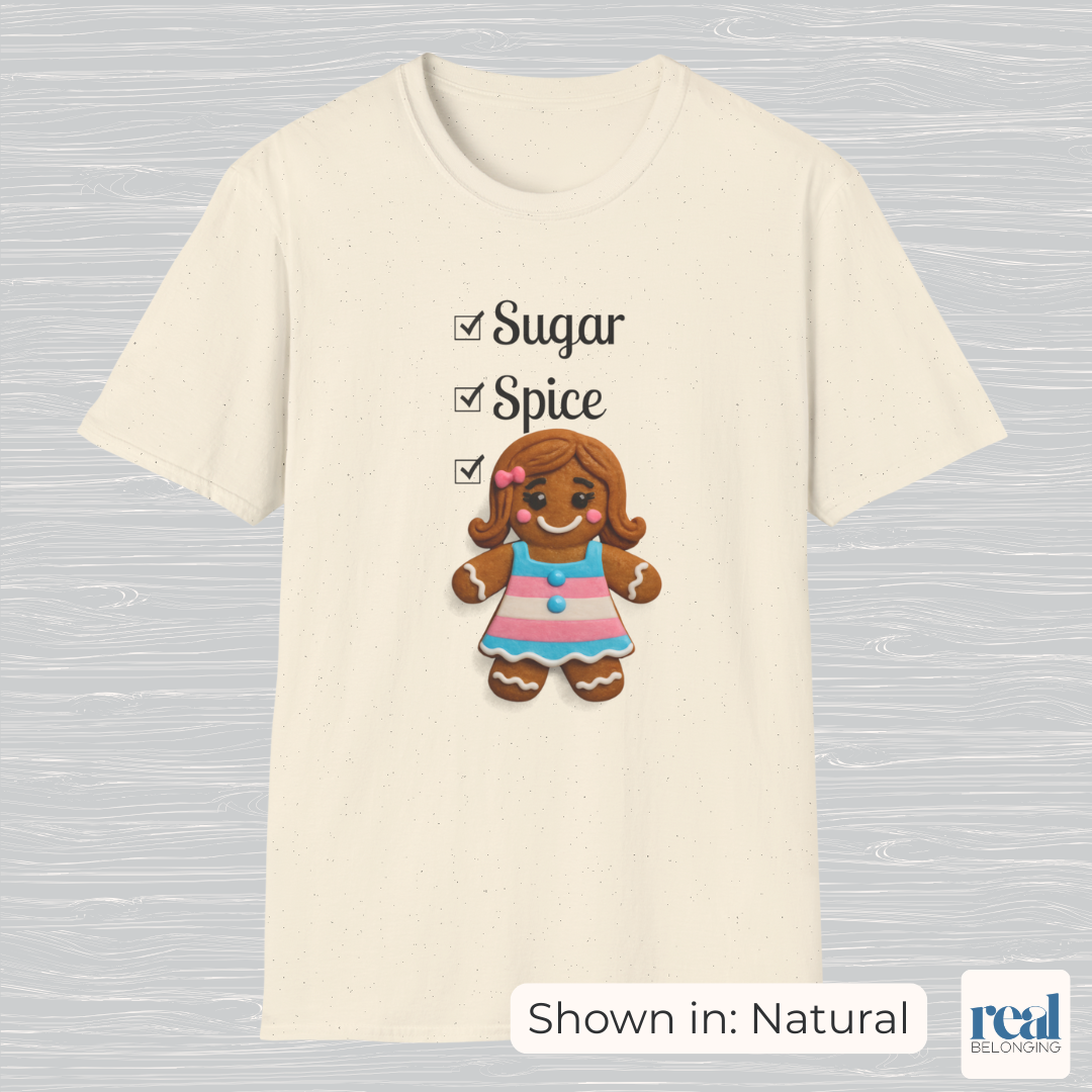 Sugar, Spice & Everything Nice Gingerbread T-shirt