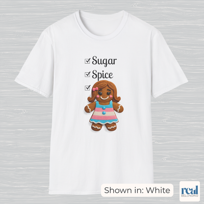 Sugar, Spice & Everything Nice Gingerbread T-shirt
