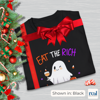 Cute Ghost “Eat the Rich” T-Shirt