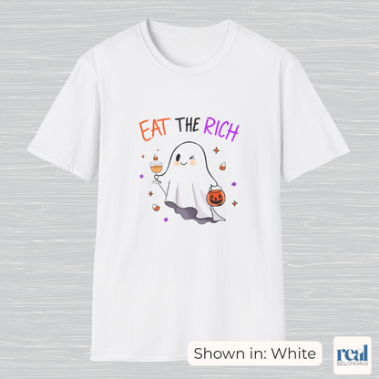 Cute Ghost “Eat the Rich” T-Shirt