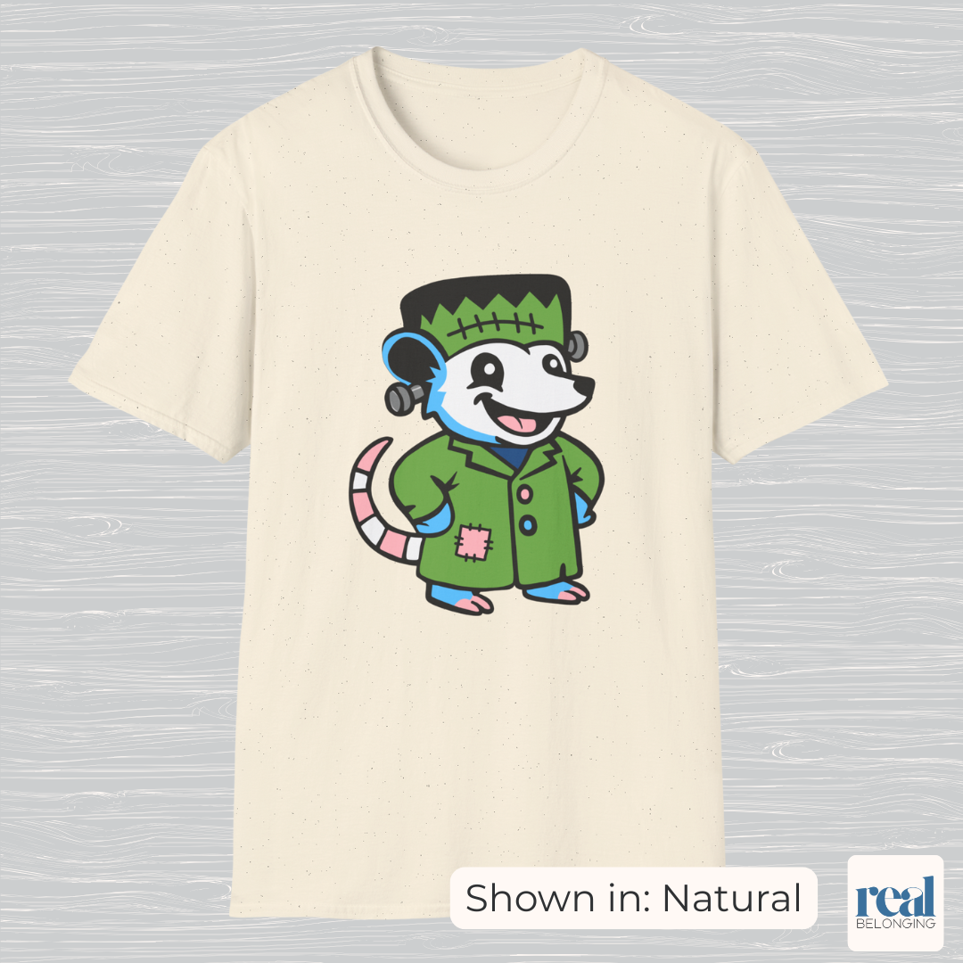 Adorable AF Transgender Frankenstein Possum T-shirt