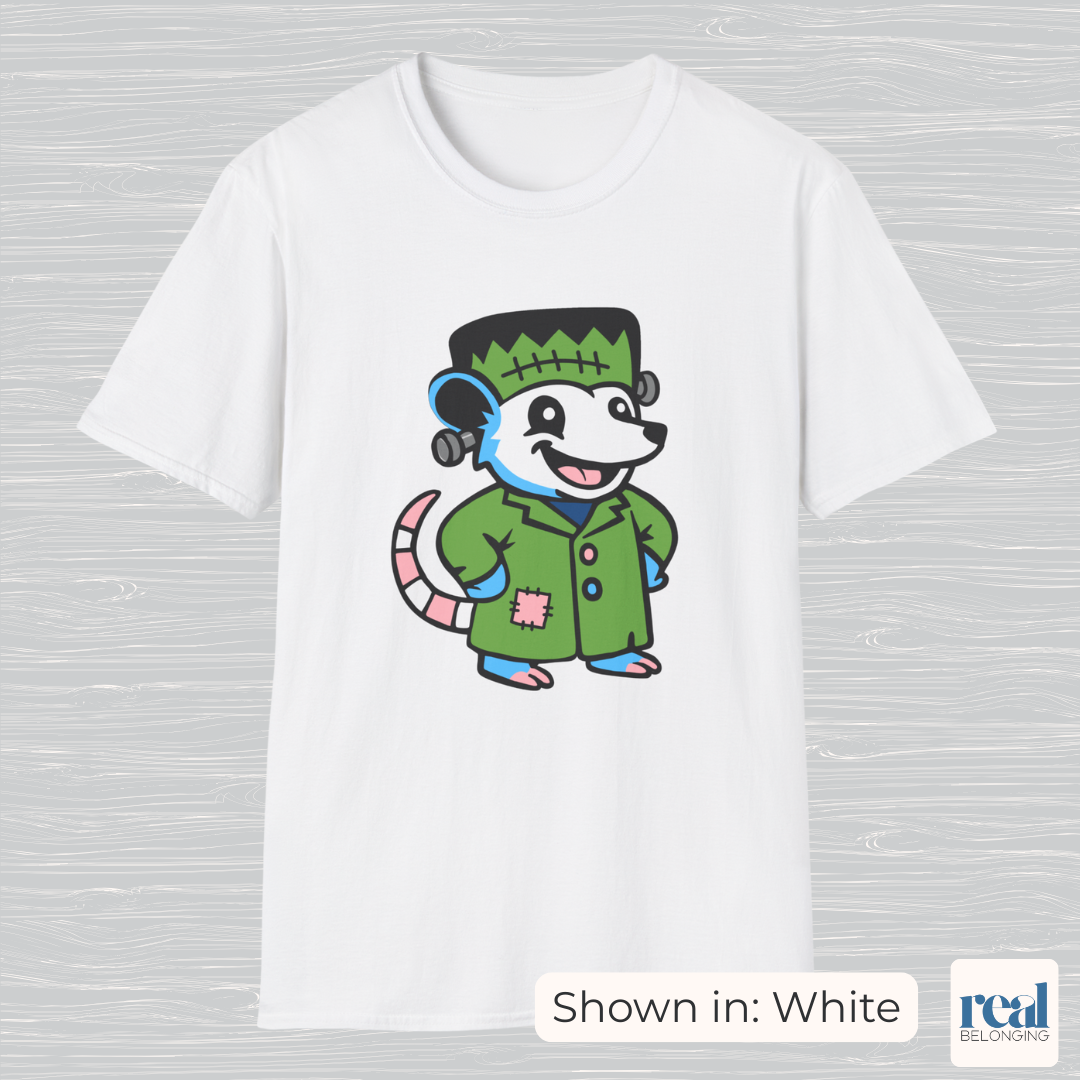 Adorable AF Transgender Frankenstein Possum T-shirt