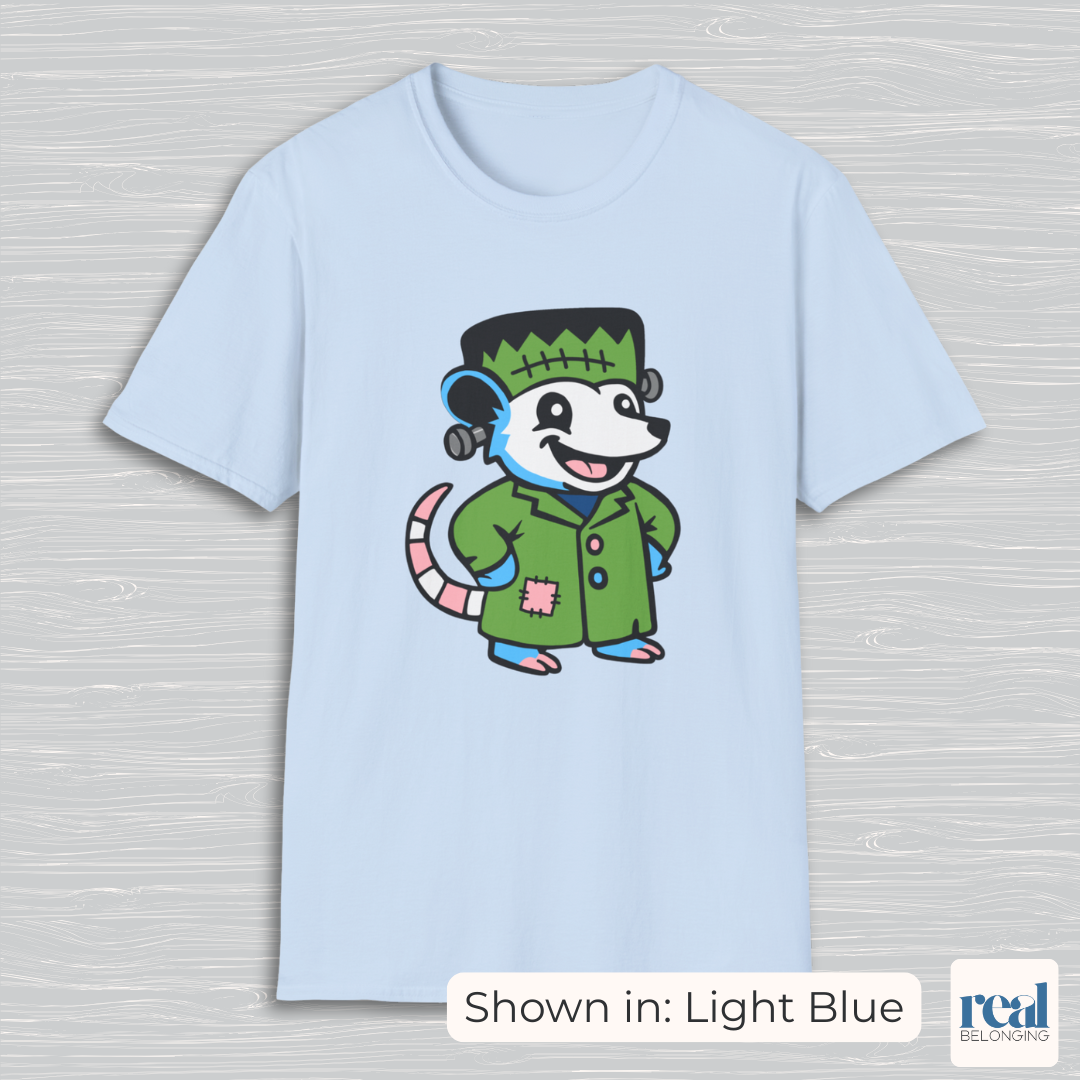 Adorable AF Transgender Frankenstein Possum T-shirt