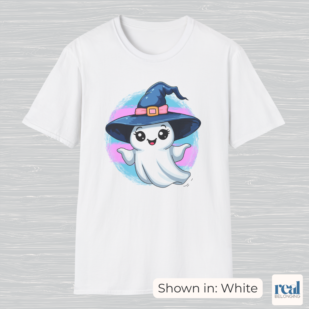 Witch-Ghost Transgender Moon T-shirt