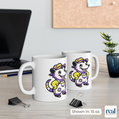 Nonbinary Possum Pride Mug | Adorable AF