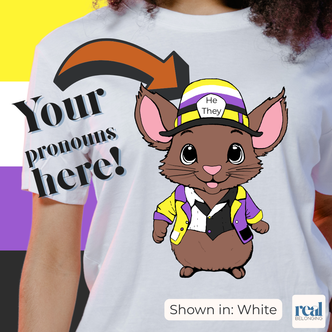 Personalized Nonbinary Mouse T-shirt
