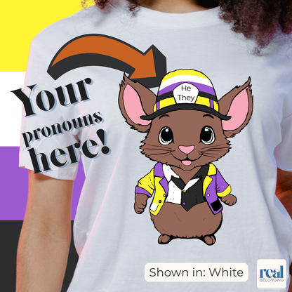 Personalized Nonbinary Mouse T-shirt