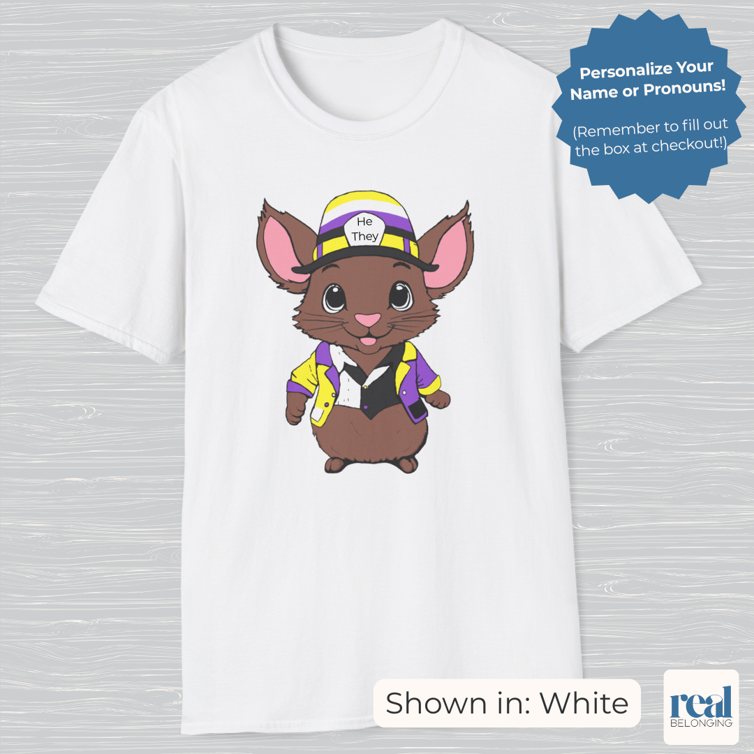 Personalized Nonbinary Mouse T-shirt
