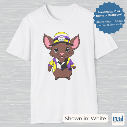 Personalized Nonbinary Mouse T-shirt