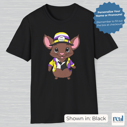 Personalized Nonbinary Mouse T-shirt