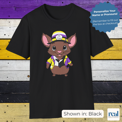 Personalized Nonbinary Mouse T-shirt