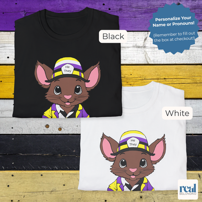 Personalized Nonbinary Mouse T-shirt