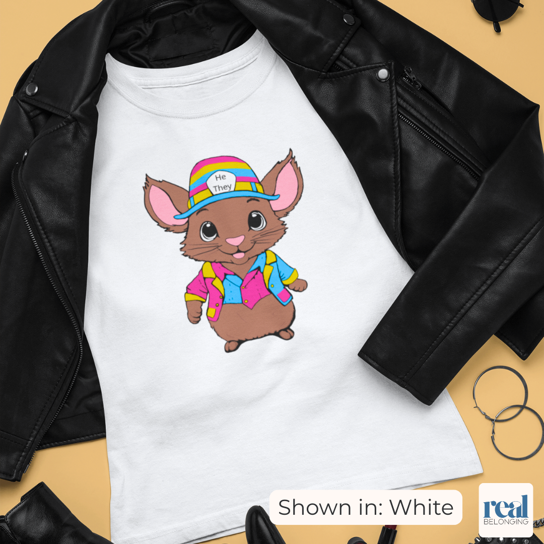 Personalized Pansexual Mouse T-shirt