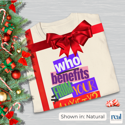 Who Benefits From Your Anxiety? Retro T-shirt