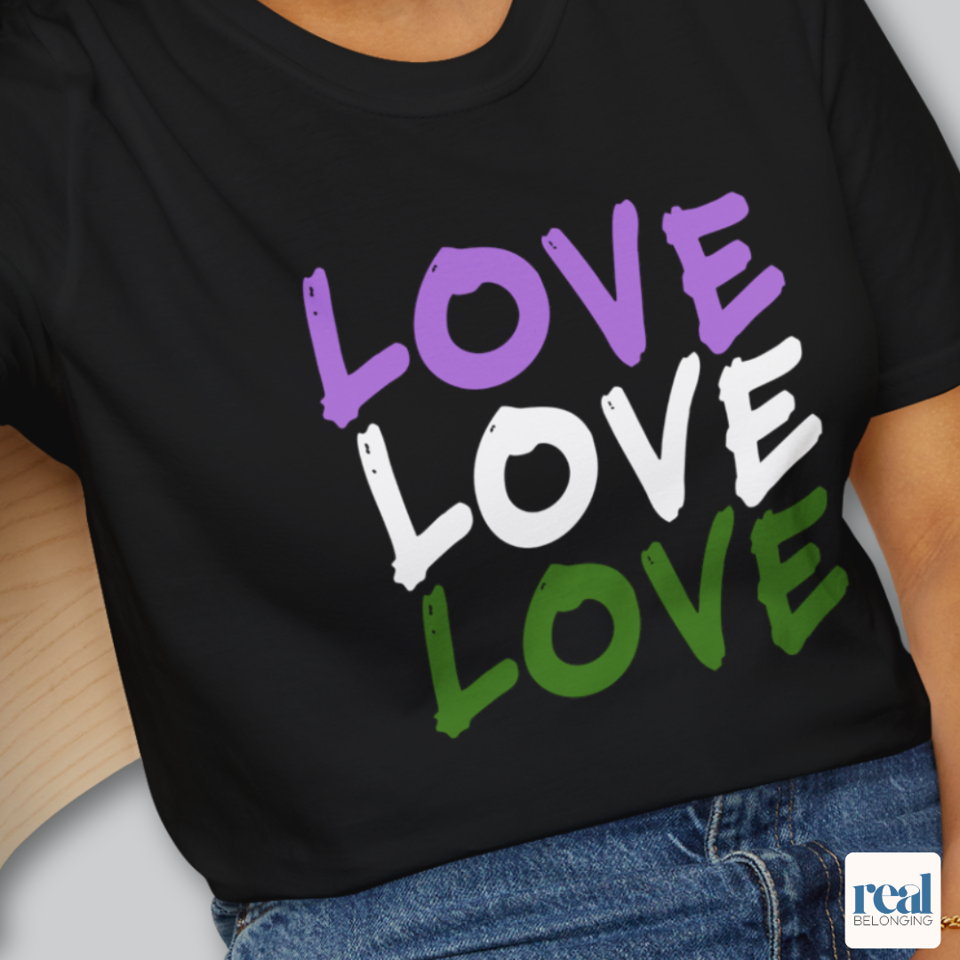 Love Genderqueer Pride Shirt