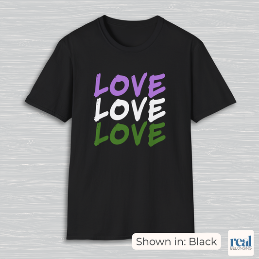 Love Genderqueer Pride Shirt