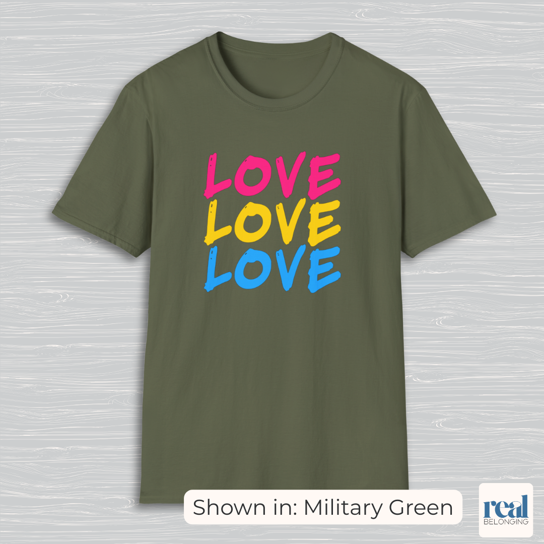Love Pansexual Pride Shirt