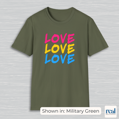Love Pansexual Pride Shirt