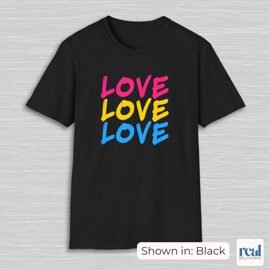 Love Pansexual Pride Shirt