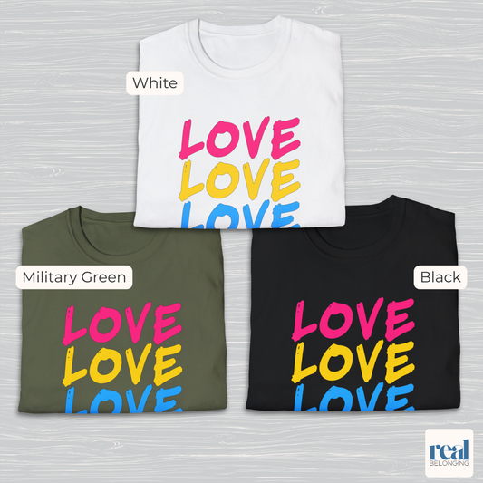 Love Pansexual Pride Shirt