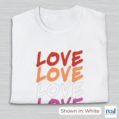 Love Lesbian Pride Shirt