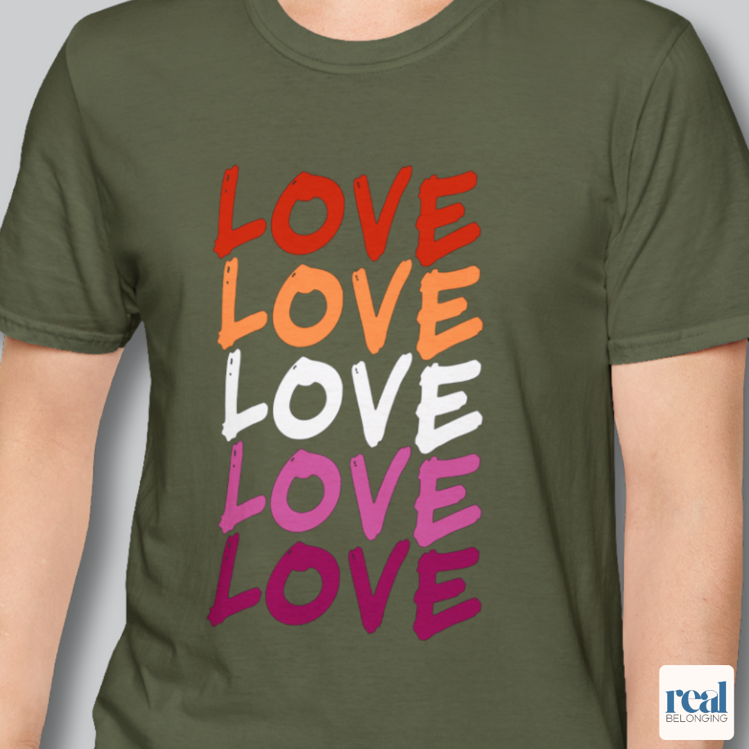 Love Lesbian Pride Shirt
