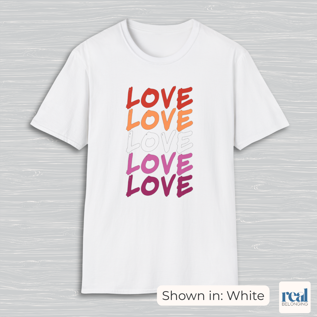 Love Lesbian Pride Shirt