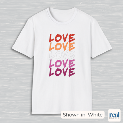 Love Lesbian Pride Shirt