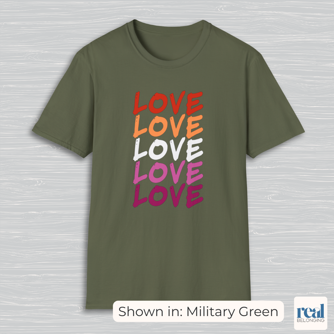 Love Lesbian Pride Shirt