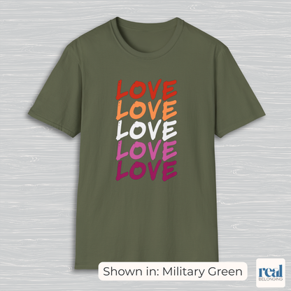 Love Lesbian Pride Shirt
