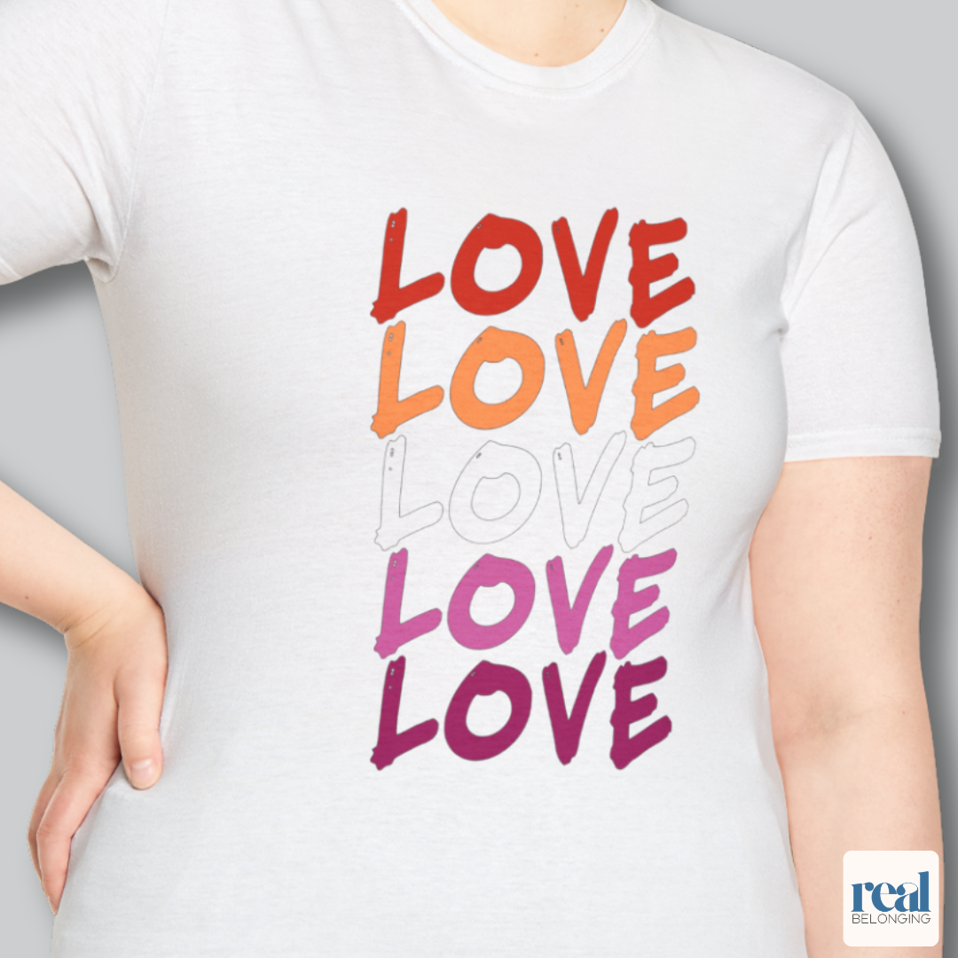 Love Lesbian Pride Shirt